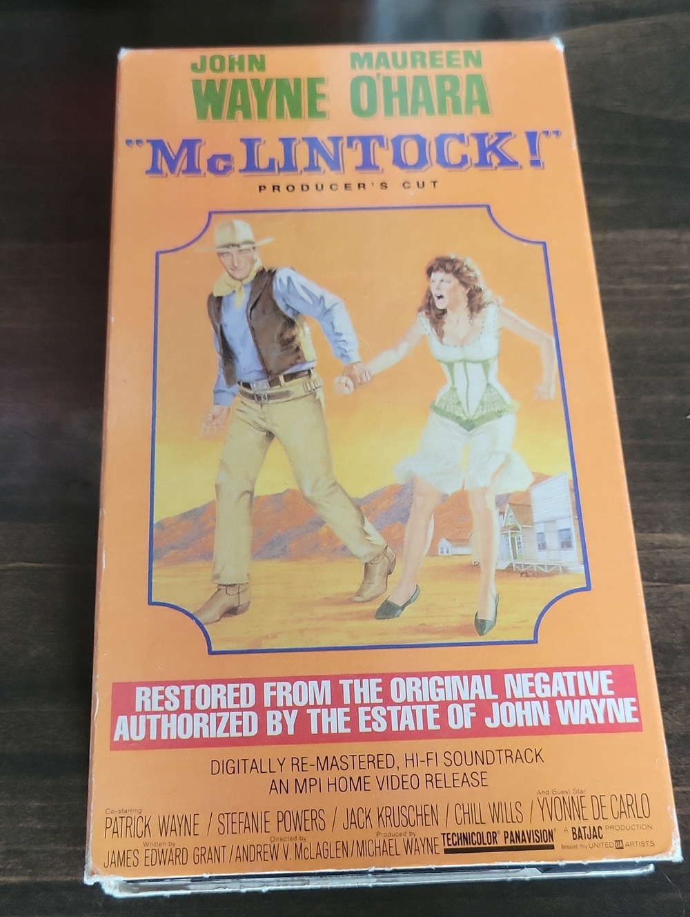McLintock! Producer's Cut - John Wayne VHS (Orange)